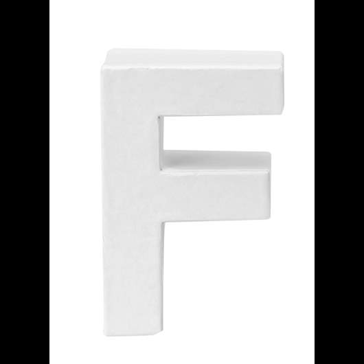 Papp-Buchstaben F 10x3,5cm